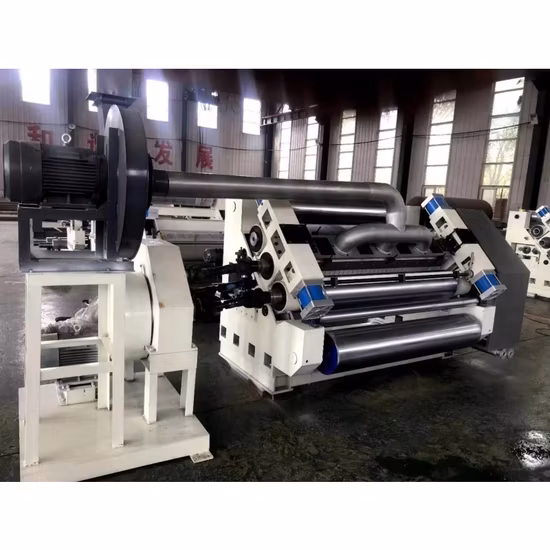 段ボールの生産ライン キャロンボックス製造機シングルフェーサー